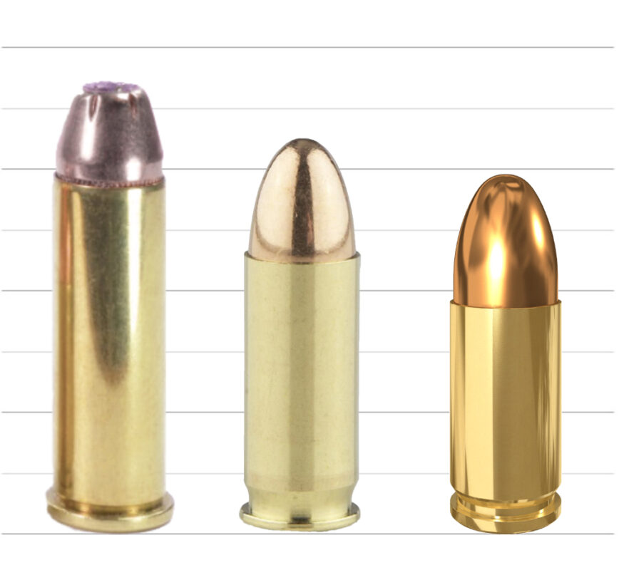 Comparison: .38 Special, .38 super, 9mm Luger